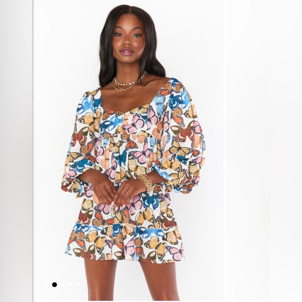 Show me your Mumu mandi mini dress - butterfly Size S